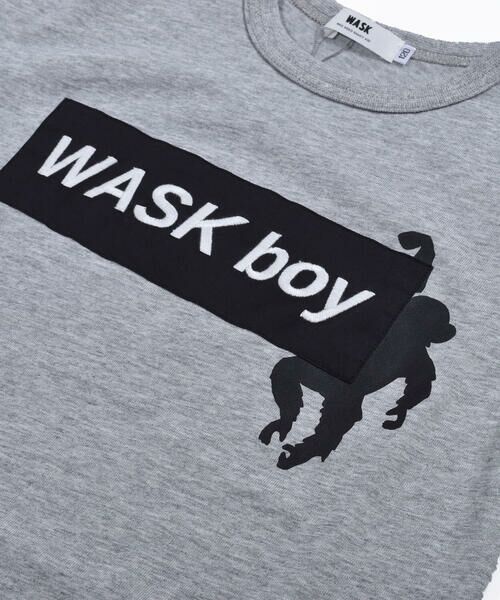 WASK / ワスク Tシャツ | 袖切り替え ロゴプリント ビッグ 半袖 Tシャツ (100~160cm) | 詳細11