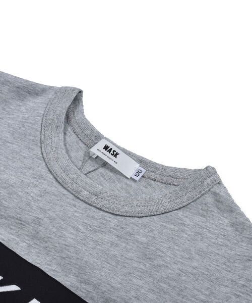 WASK / ワスク Tシャツ | 袖切り替え ロゴプリント ビッグ 半袖 Tシャツ (100~160cm) | 詳細12