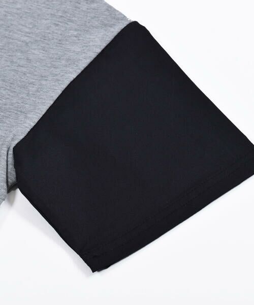 WASK / ワスク Tシャツ | 袖切り替え ロゴプリント ビッグ 半袖 Tシャツ (100~160cm) | 詳細13
