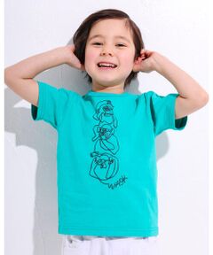 サル 発泡プリント 半袖 Tシャツ (100~160cm)
