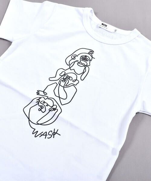 WASK / ワスク Tシャツ | サル 発泡プリント 半袖 Tシャツ (100~160cm) | 詳細2