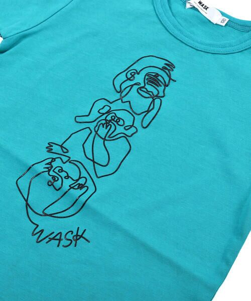 WASK / ワスク Tシャツ | サル 発泡プリント 半袖 Tシャツ (100~160cm) | 詳細9