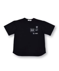 ネーム 付き ロゴ 冷感 ビッグ 半袖 Tシャツ (100~160cm)