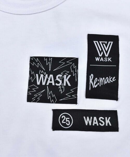 WASK / ワスク Tシャツ | ネーム 付き ロゴ 冷感 ビッグ 半袖 Tシャツ (100~160cm) | 詳細3