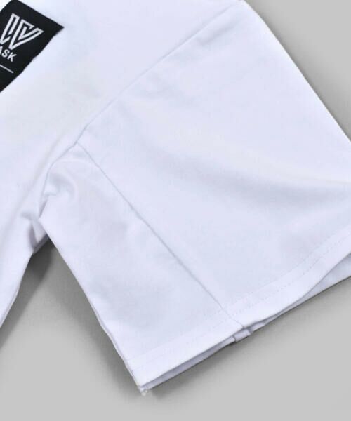 WASK / ワスク Tシャツ | ネーム 付き ロゴ 冷感 ビッグ 半袖 Tシャツ (100~160cm) | 詳細4