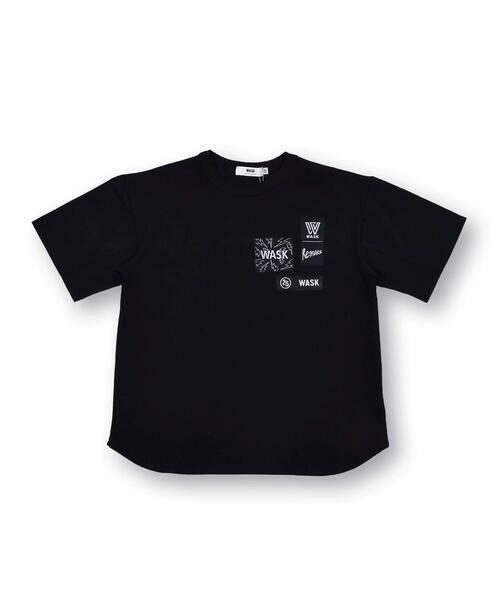 WASK / ワスク Tシャツ | ネーム 付き ロゴ 冷感 ビッグ 半袖 Tシャツ (100~160cm) | 詳細6