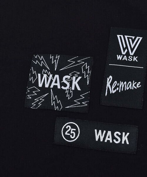 WASK / ワスク Tシャツ | ネーム 付き ロゴ 冷感 ビッグ 半袖 Tシャツ (100~160cm) | 詳細9