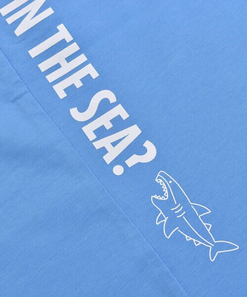 WASK / ワスク Tシャツ | サメ ワッペン 天竺 ワイド 半袖 Tシャツ (100~160cm) | 詳細5
