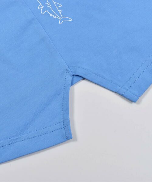 WASK / ワスク Tシャツ | サメ ワッペン 天竺 ワイド 半袖 Tシャツ (100~160cm) | 詳細6