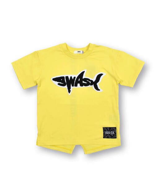 WASK / ワスク Tシャツ | サメ ワッペン 天竺 ワイド 半袖 Tシャツ (100~160cm) | 詳細7