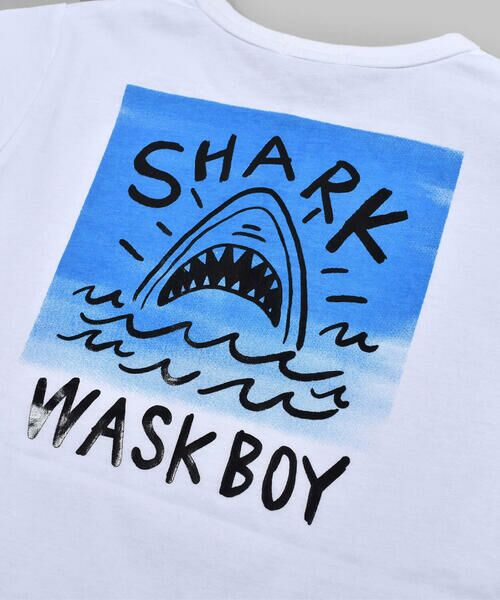 WASK / ワスク Tシャツ | サメ プリント 天竺 半袖 Tシャツ (100~160cm) | 詳細5