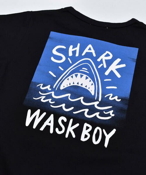 WASK / ワスク Tシャツ | サメ プリント 天竺 半袖 Tシャツ (100~160cm) | 詳細9