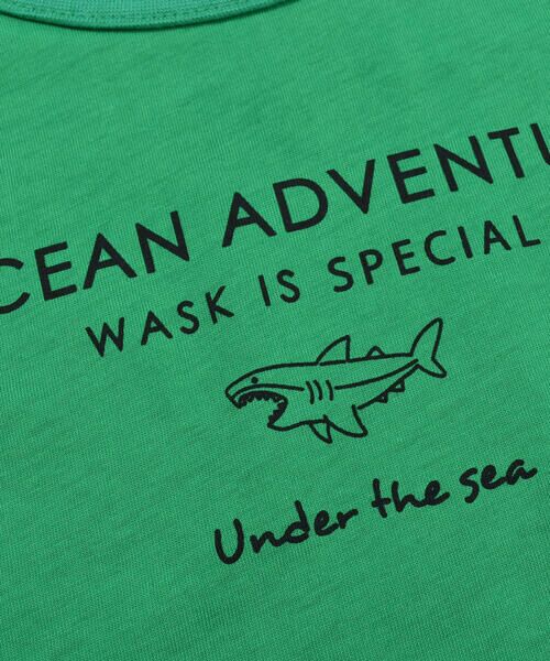 WASK / ワスク Tシャツ | サメ プリント 天竺 半袖 Tシャツ (100~160cm) | 詳細13