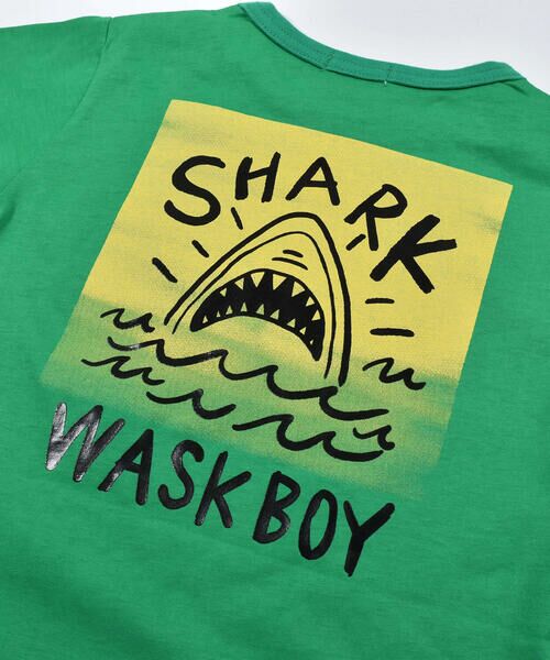 WASK / ワスク Tシャツ | サメ プリント 天竺 半袖 Tシャツ (100~160cm) | 詳細14