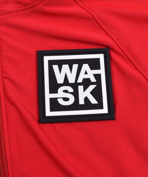 WASK / ワスク パーカー | 速乾 メッシュ ロゴ プリント ワッペン フード付き 長袖 パーカー (100~160cm) | 詳細6
