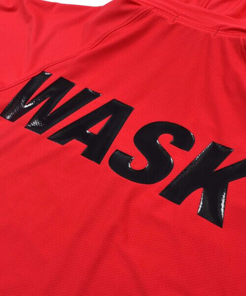 WASK / ワスク パーカー | 速乾 メッシュ ロゴ プリント ワッペン フード付き 長袖 パーカー (100~160cm) | 詳細9