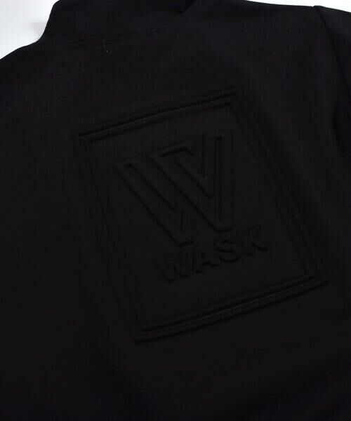 WASK / ワスク パーカー | エンボス加工 シリコン ロゴ ワッペン ダンボールニット ジャケット (100~160cm) | 詳細10