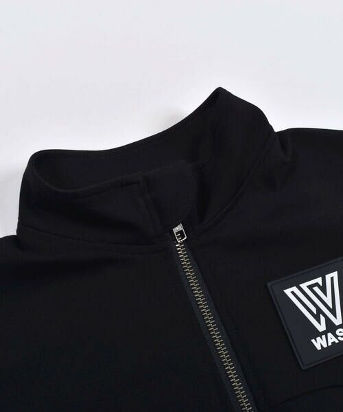 WASK / ワスク パーカー | エンボス加工 シリコン ロゴ ワッペン ダンボールニット ジャケット (100~160cm) | 詳細6