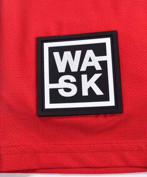 WASK / ワスク ショート・ハーフ・半端丈パンツ | 速乾 メッシュ ロゴ ワッペン プリント 5分丈 ハーフパンツ (100~160cm) | 詳細5