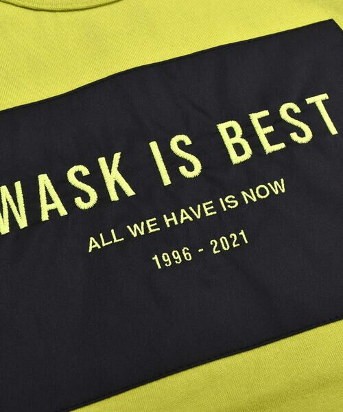 WASK / ワスク Tシャツ | ナイロン ロゴ パッチ レーヤード 天竺 ビッグ 半袖 Tシャツ (100~160cm) | 詳細5