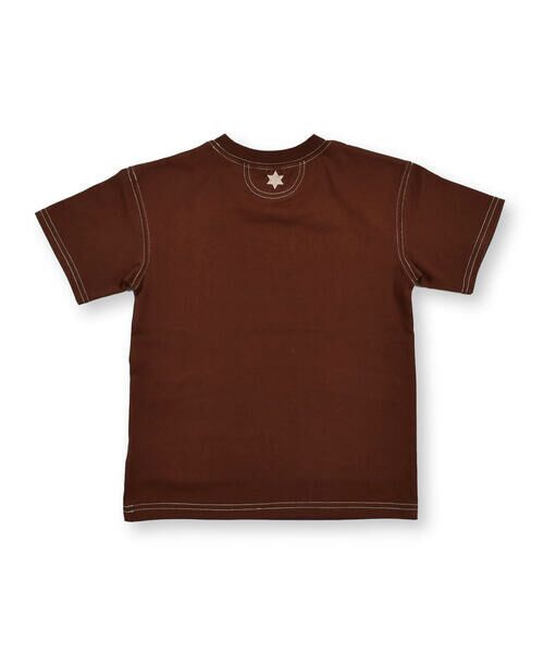 WASK / ワスク Tシャツ | ネーム 付き ポケット ロゴ 天竺 ワイド 半袖 Tシャツ (100~160cm) | 詳細6