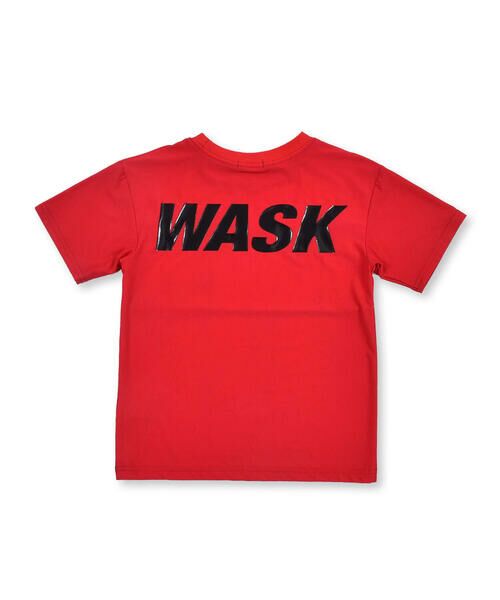 WASK / ワスク Tシャツ | 速乾 メッシュ ロゴ ワッペン プリント ワイド 半袖 Tシャツ (100~160cm) | 詳細3
