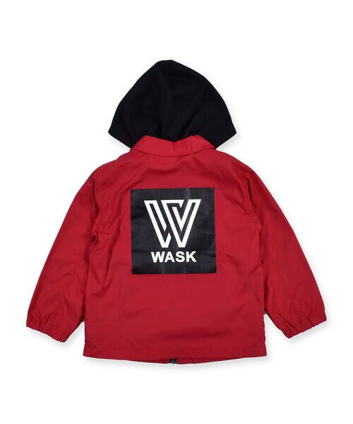 WASK / ワスク テーラードジャケット | 3WAY ナイロン ＋ 裏毛 ロゴ 刺繍 プリントコーチ ジャケット (100~160cm) | 詳細5