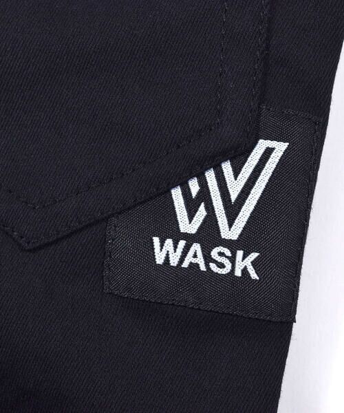 WASK / ワスク パンツ | ロゴプリント ストレッチ ツイル ロングパンツ (100~160cm) | 詳細9