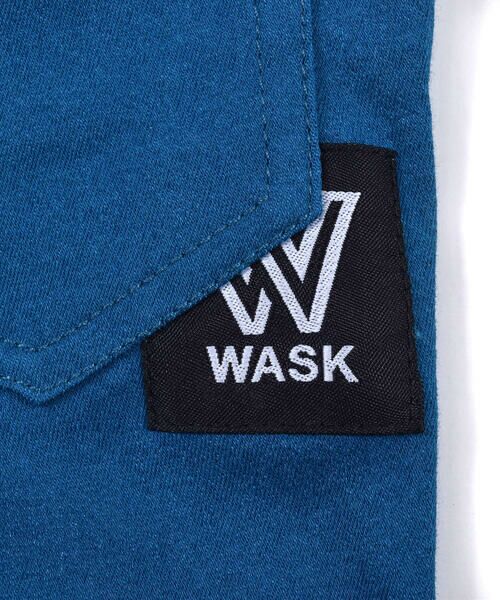 WASK / ワスク パンツ | ロゴプリント ストレッチ ツイル ロングパンツ (100~160cm) | 詳細15