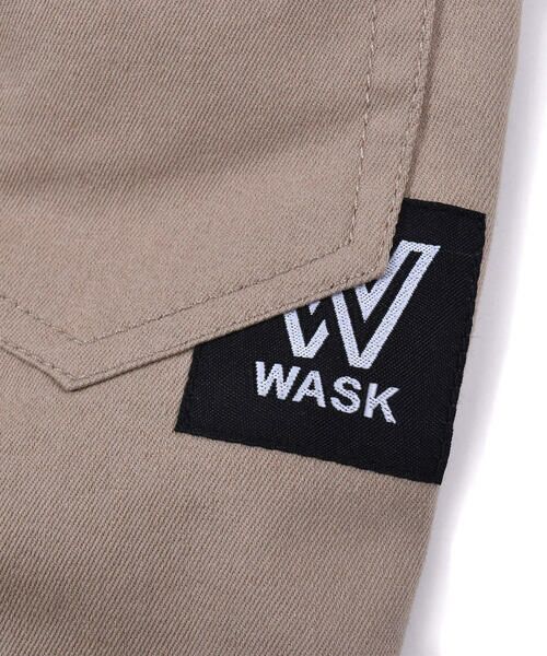 WASK / ワスク パンツ | ロゴプリント ストレッチ ツイル ロングパンツ (100~160cm) | 詳細20