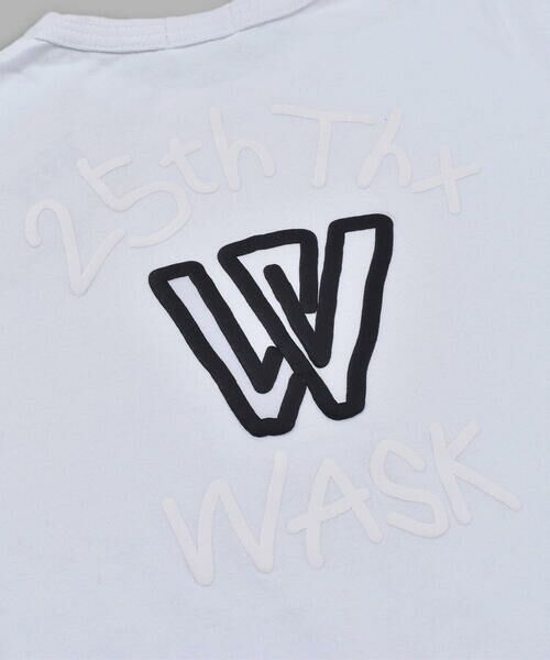 WASK / ワスク Tシャツ | 25th 発泡ロゴプリント 天竺 ワイド 長袖 Tシャツ (S~LL) | 詳細8