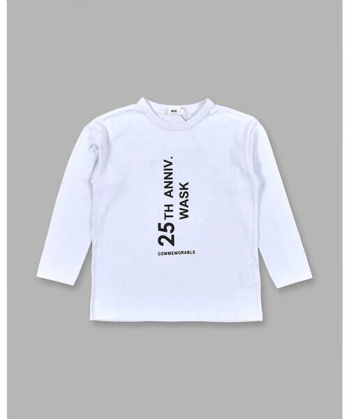 WASK / ワスク Tシャツ | 25th 発泡ロゴプリント 天竺 ワイド 長袖 Tシャツ (S~LL) | 詳細2