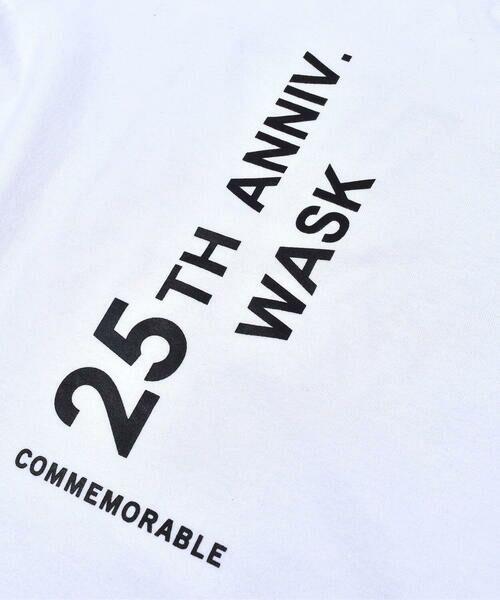 WASK / ワスク Tシャツ | 25th 発泡ロゴプリント 天竺 ワイド 長袖 Tシャツ (S~LL) | 詳細6