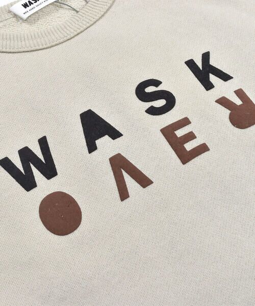 WASK / ワスク トップス | レイヤード風 ワッペン付き ワイド トレーナー (100~160cm) | 詳細15