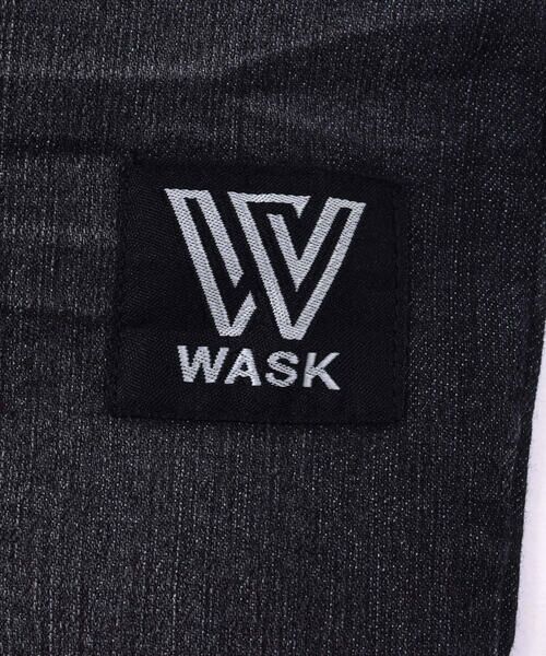 WASK / ワスク パンツ | ロゴプリント デニム パンツ (100~160cm) | 詳細6