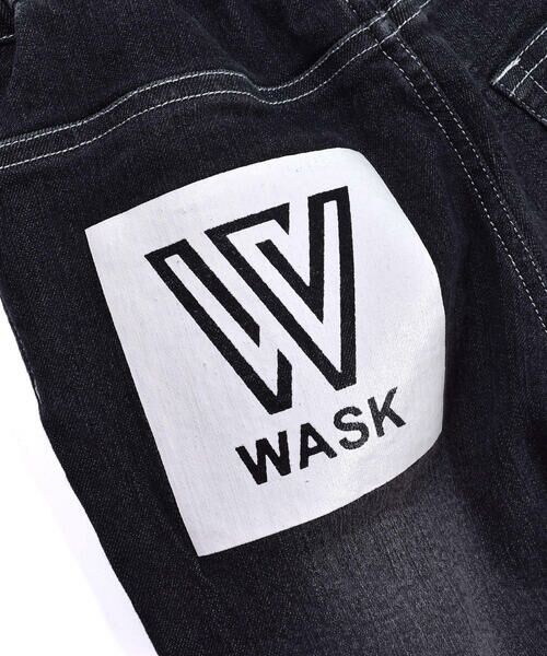 WASK / ワスク パンツ | ロゴプリント デニム パンツ (100~160cm) | 詳細9
