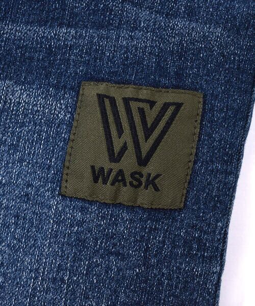 WASK / ワスク パンツ | ロゴプリント デニム パンツ (100~160cm) | 詳細17
