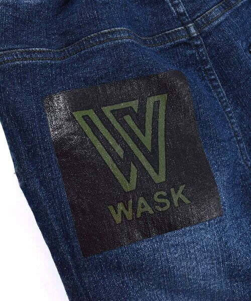 WASK / ワスク パンツ | ロゴプリント デニム パンツ (100~160cm) | 詳細20
