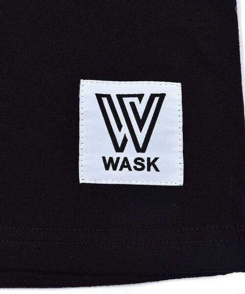 WASK / ワスク Tシャツ | ロゴプリント 切り替え ビッグ Tシャツ (100~160cm) | 詳細9
