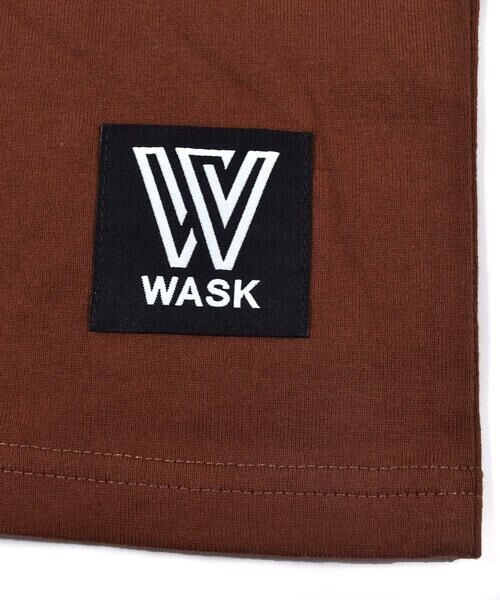 WASK / ワスク Tシャツ | ロゴプリント 切り替え ビッグ Tシャツ (100~160cm) | 詳細17
