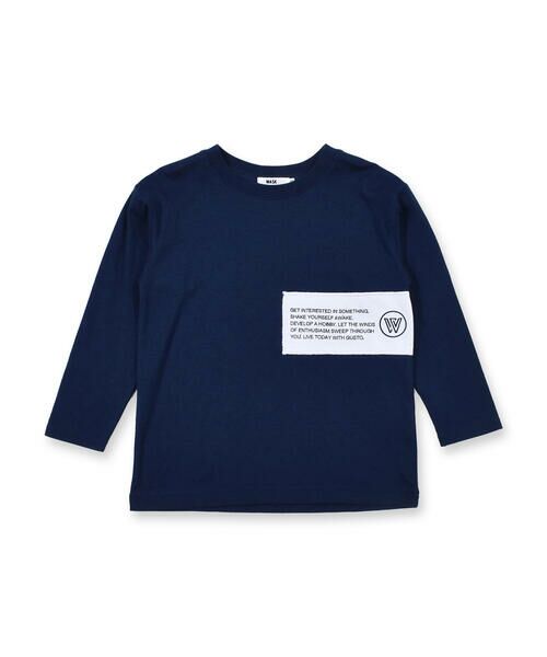 WASK / ワスク Tシャツ | ロゴパッチ付き ワイド Tシャツ (100~160cm) | 詳細11