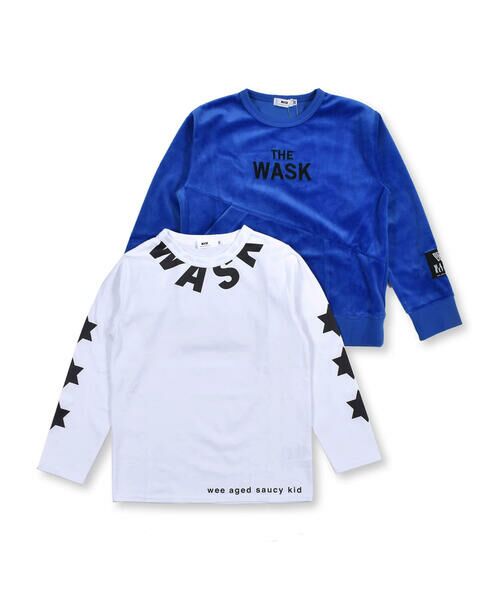 WASK / ワスク その他 | ななめポケット トレーナー + ロゴ Tシャツ セット (100~160cm) | 詳細13