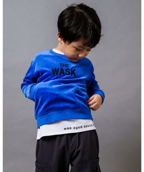 WASK / ワスク その他 | ななめポケット トレーナー + ロゴ Tシャツ セット (100~160cm) | 詳細10