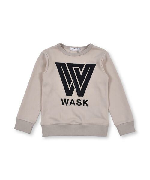 WASK / ワスク トップス | 合皮 ロゴパッチ 裏毛 トレーナー (100~160cm) | 詳細10