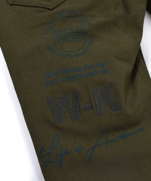 WASK / ワスク パンツ | カラー ストレッチ 裏起毛 ロングパンツ (100~160cm) | 詳細20