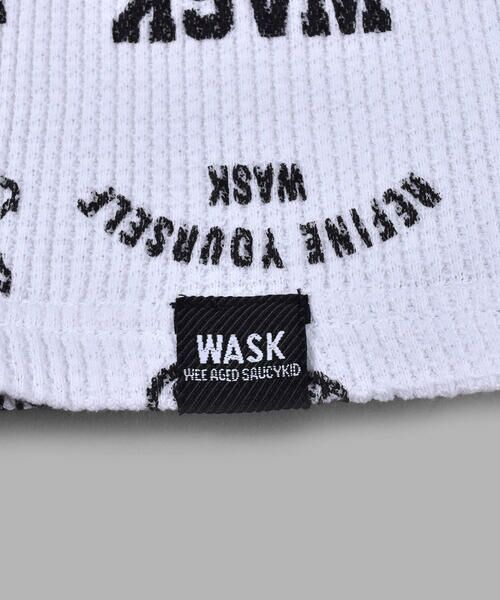 WASK / ワスク Tシャツ | ロゴ 柄 ワッフル Tシャツ (100~160cm) | 詳細7