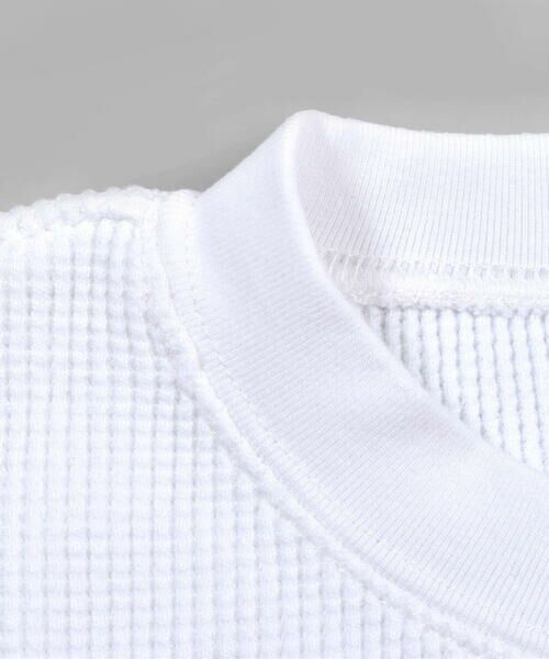 WASK / ワスク Tシャツ | 胸ポケット付き ロゴテープ ワッフル Tシャツ (100~160cm) | 詳細5