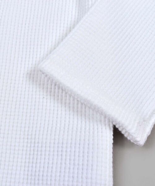 WASK / ワスク Tシャツ | 胸ポケット付き ロゴテープ ワッフル Tシャツ (100~160cm) | 詳細8