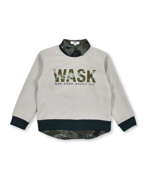 WASK / ワスク その他 | 迷彩柄 ロゴプリント トレーナー + シャツ セット (100~160cm) | 詳細13