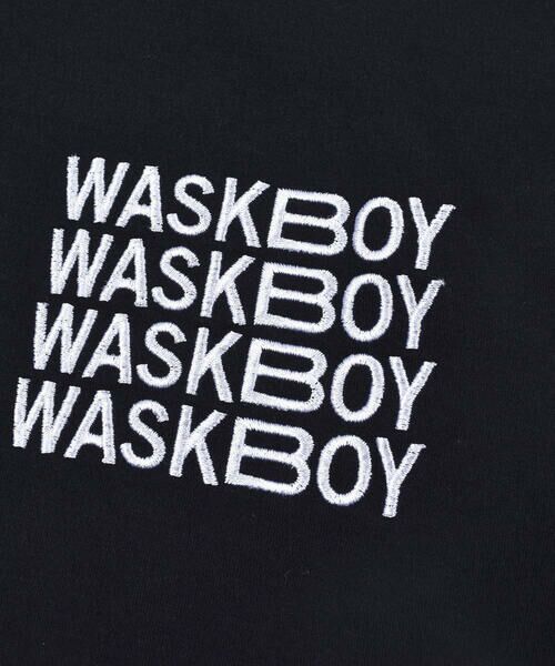 WASK / ワスク トップス | ロゴ刺繍 ビッグ フーディ 裏起毛 トレーナー (100~160cm) | 詳細6